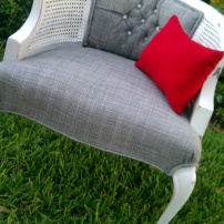 The Vintage Chair transformed into Vintage Modern Cottage Chair