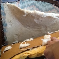 Removing the old fabric